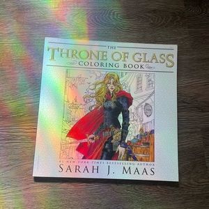 Throne Of Glass Sarah J Maas Book series Court of Thorn and Rose Coloring book